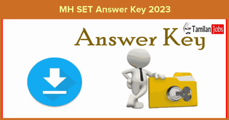 MH SET Answer Key 2023