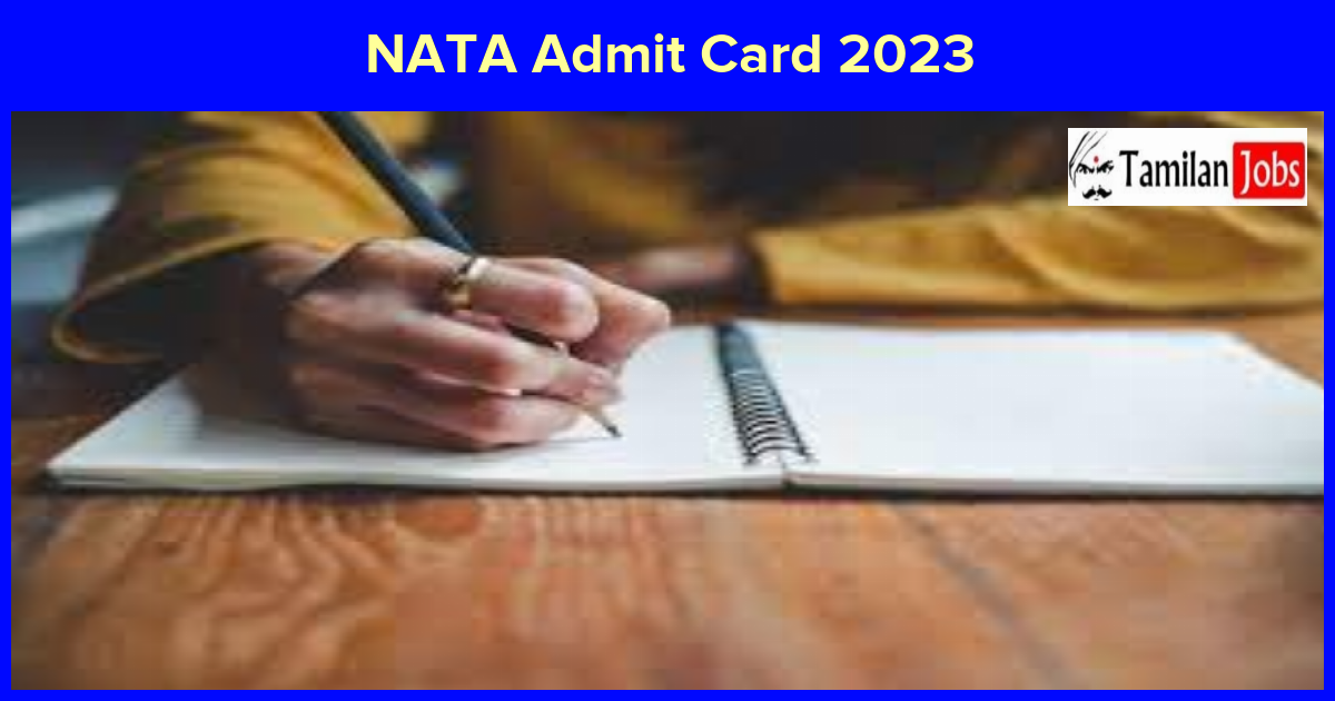 NATA Admit Card 2023