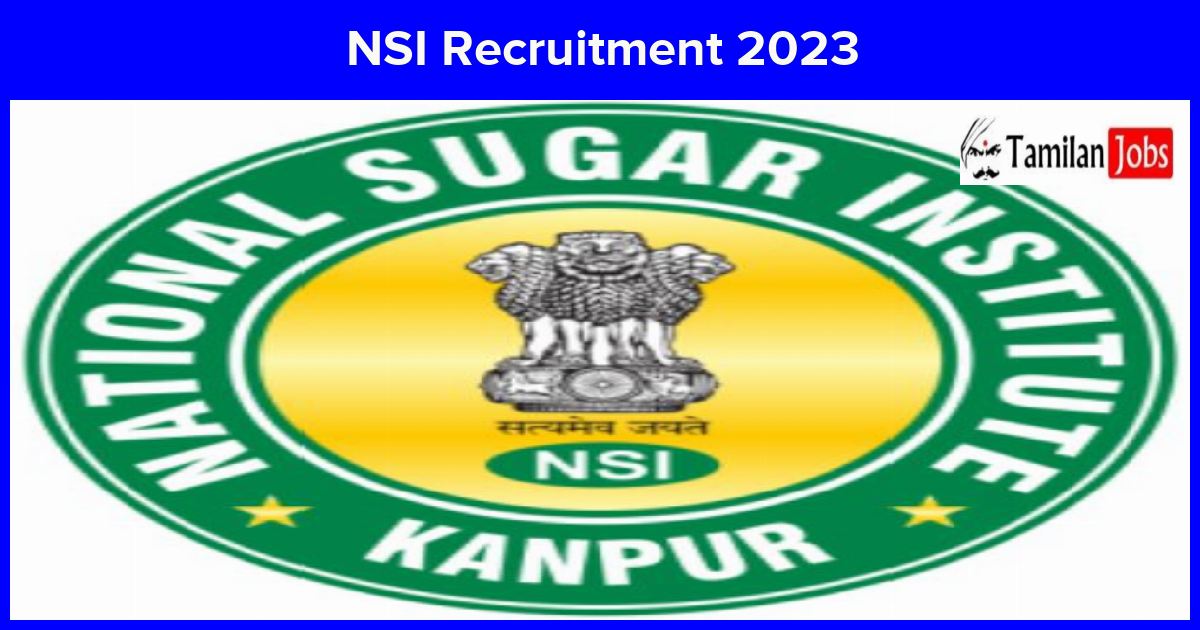 NSI Recruitment 2023