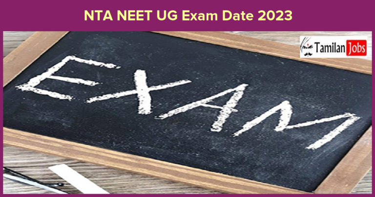 NTA NEET UG Exam Date 2023