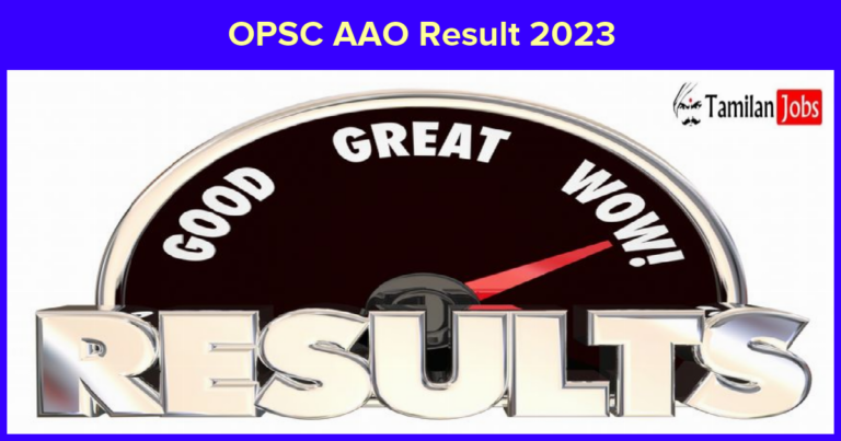 OPSC AAO Result 2023
