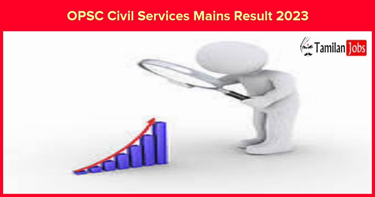 OPSC Civil Services Mains Result 2023