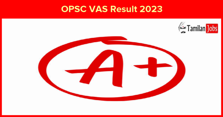 OPSC VAS Result 2023