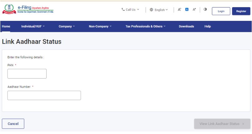 PAN Aadhaar Link 2023 