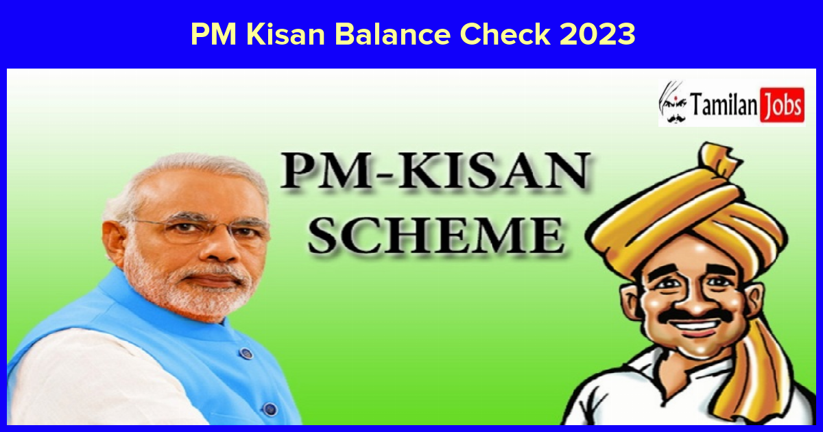 PM Kisan Balance Check 2023