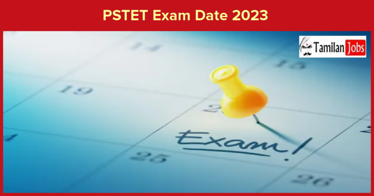 PSTET Exam Date 2023
