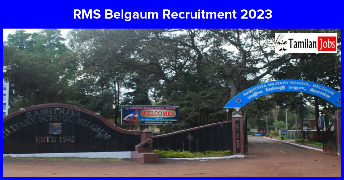 RMS Belgaum Recruitment 2023