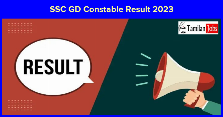 SSC GD Constable Result 2023