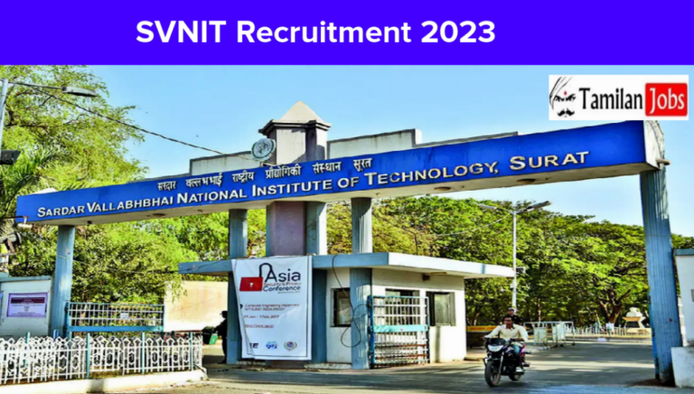 SVNIT Recruitment 2023