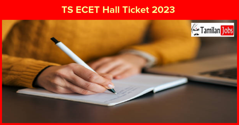 TS ECET Hall Ticket 2023