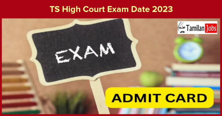 TS High Court Exam Date 2023