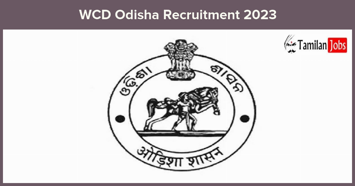 WCD-Odisha-Recruitment-2023