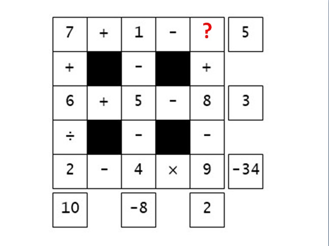 Brain Teaser: Only genius can solve this tricky Math Puzzle (3×3) Box 7+1-x
