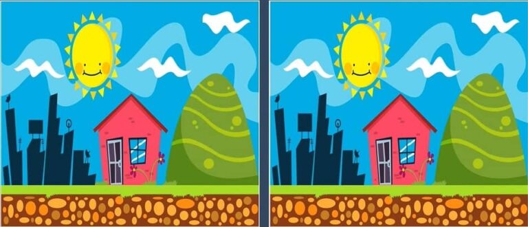 Brain Teaser: Find The Differences Between Two House Surroundings in 7secs