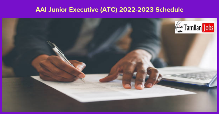 AAI Junior Executive (ATC) 2022-2023 Schedule