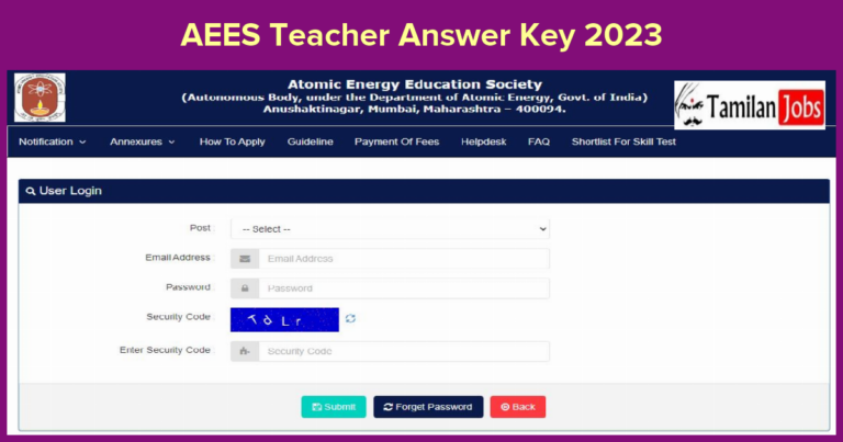 AEES Teacher Answer Key 2023