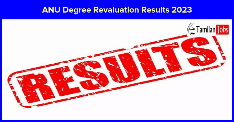 ANU Degree Revaluation Results 2023