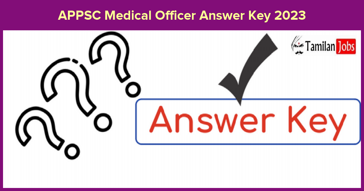 Appsc Medical Officer Answer Key 2023