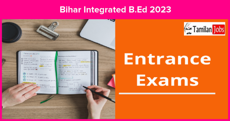 Bihar Integrated B.Ed 2023