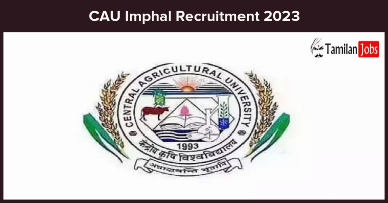 CAU-Imphal-Recruitment-2023
