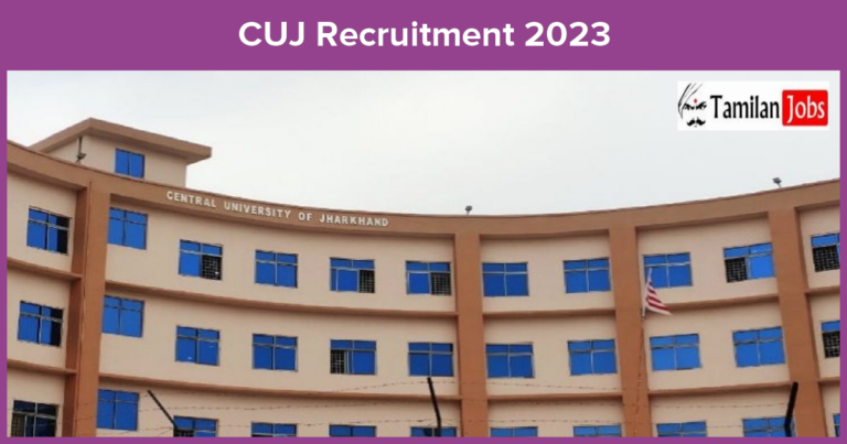 CUJ Recruitment 2023