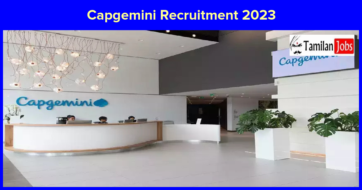 Capgemini Recruitment 2023