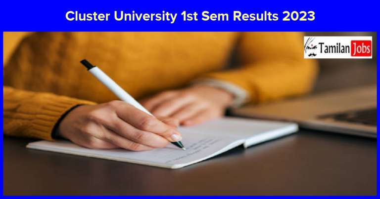Cluster University 1st Sem Results 2023