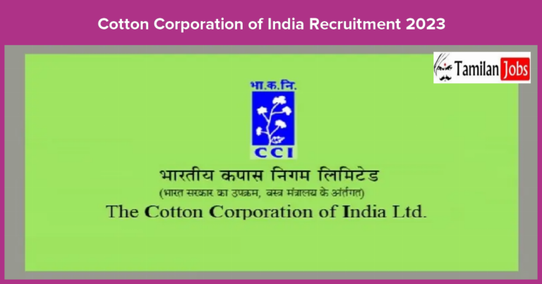 Cotton Corporation of India Recruitment 2023