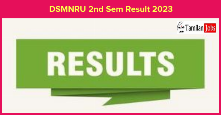 DSMNRU 2nd Sem Result 2023