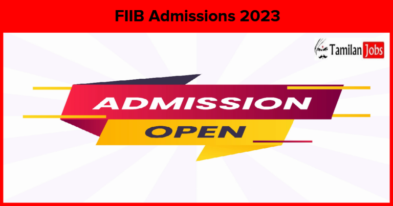 FIIB Admissions 2023