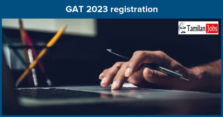 GAT 2023 registration