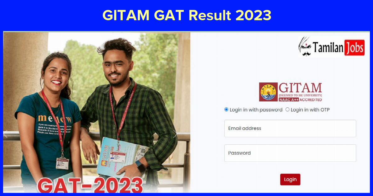 GITAM GAT Result 2023
