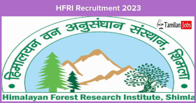 HFRI Recruitment 2023