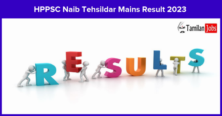 HPPSC Naib Tehsildar Mains Result 2023