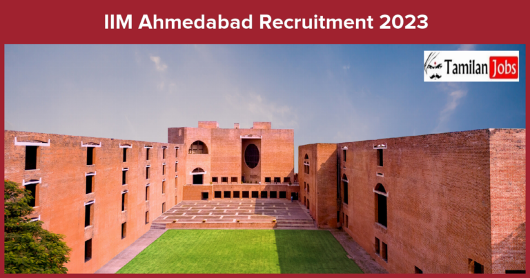 IIM Ahmedabad Recruitment 2023