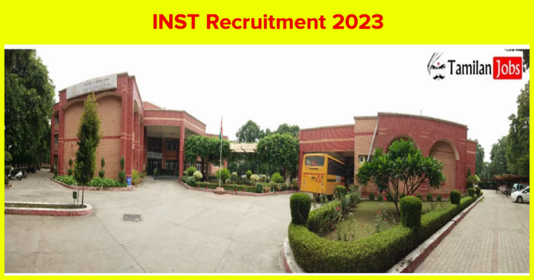 INST Recruitment 2023
