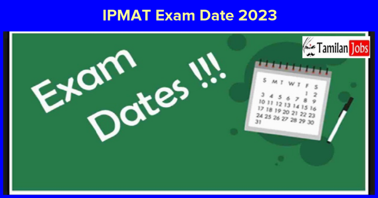 IPMAT Exam Date 2023