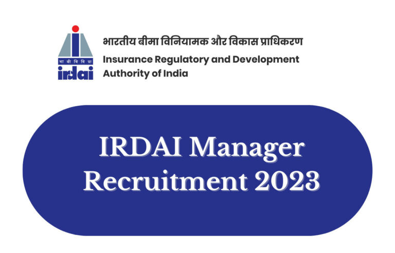 IRDAI Recruitment 2023: Apply for 30 Manager, AGM, and DGM Posts!