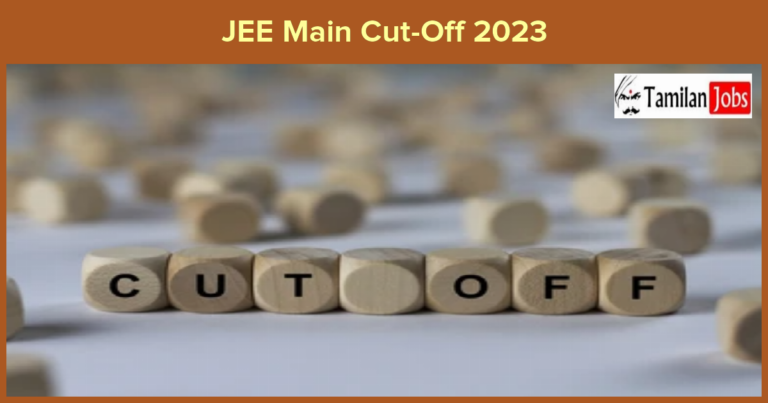 JEE Main Cut-Off 2023