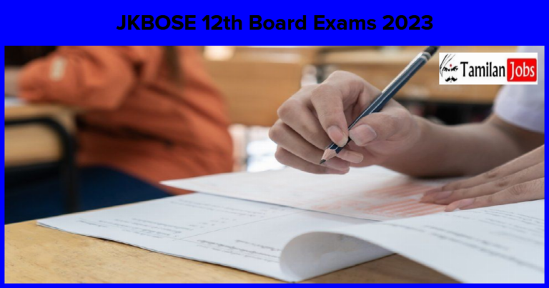 JKBOSE 12th Board Exams