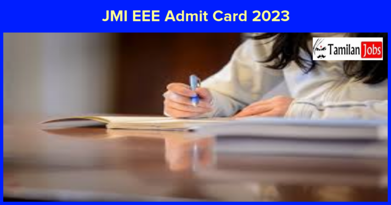 JMI EEE Admit Card 2023