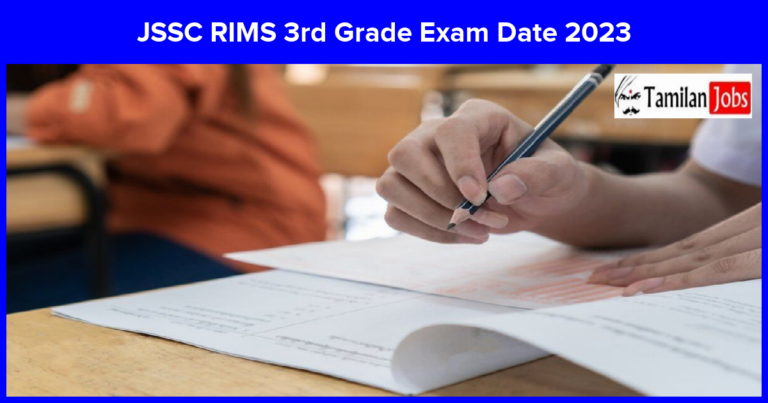 JSSC RIMS 3rd Grade Exam Date 2023 Out – Check RTGCCE Examination Schedule & Admit Card Details