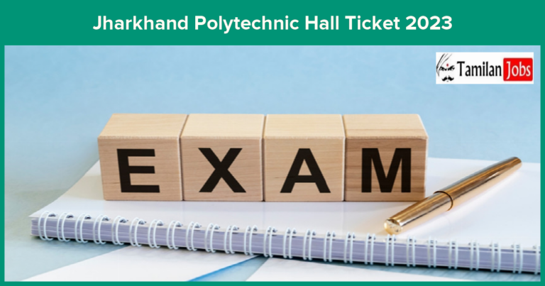 Jharkhand Polytechnic Hall Ticket 2023