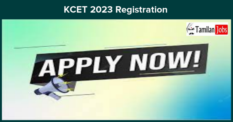 KCET 2023 Registration