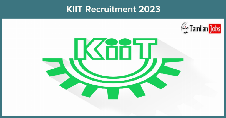 KIIT Recruitment 2023