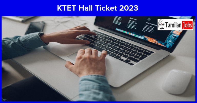 KTET Hall Ticket 2023