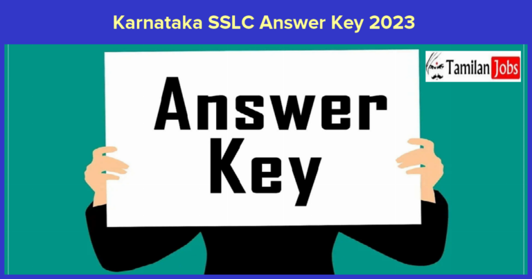 Karnataka SSLC Answer Key 2023