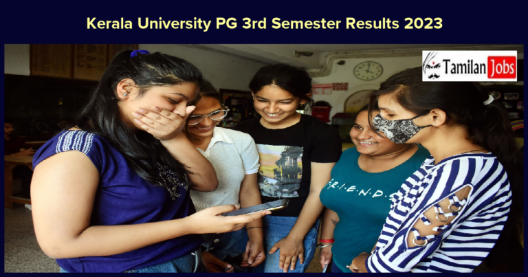 Kerala University PG 3rd Semester Results 2023