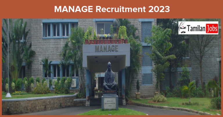 MANAGE Recruitment 2023