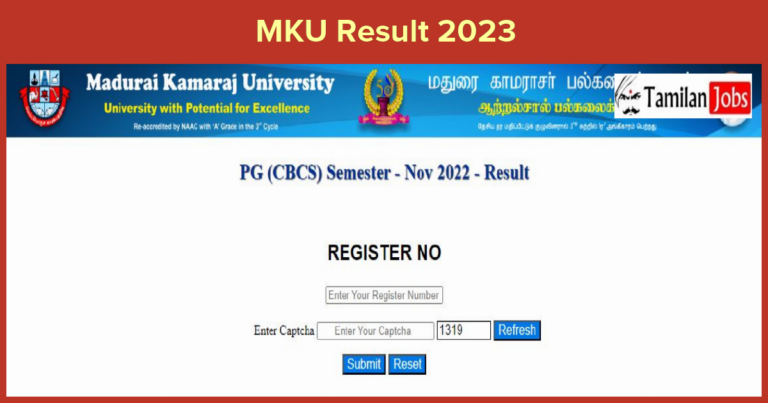 MKU Result 2023